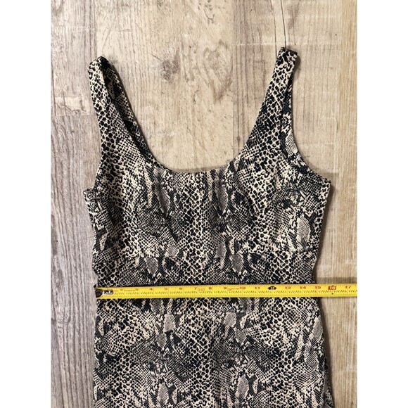 Michael Michael Kors Dress 6 Snake Print Sleeveless Lined Sheath EUC - Picture 4 of 6